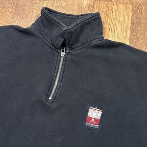 Vintage TTC Peter Witt Streetcar Toronto 80th Anniv 1/4 Zip Sweatshirt Mens 3XL